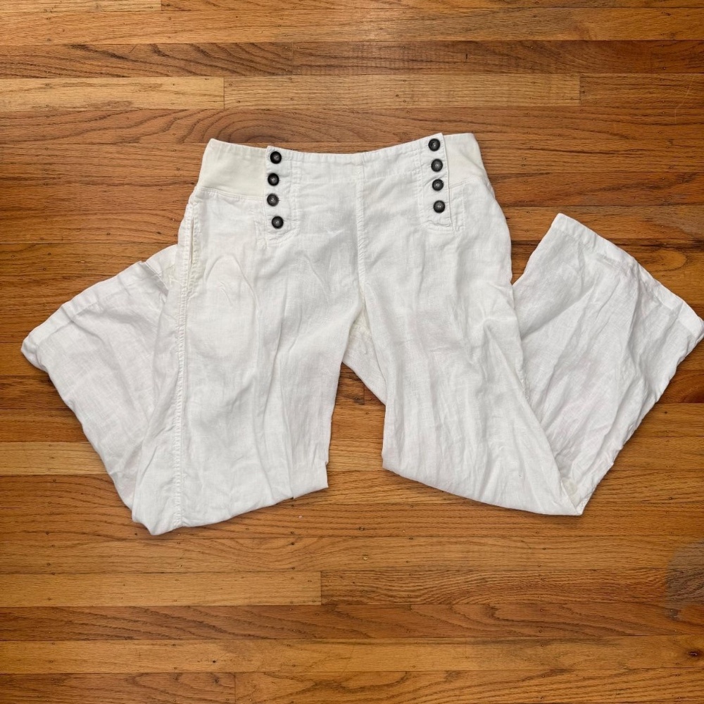 Hard Tail Sailor Crop Lien Pant
